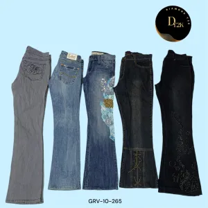 Y2K Dream Flares: Iconic Retro Jeans (GRV-10-265)