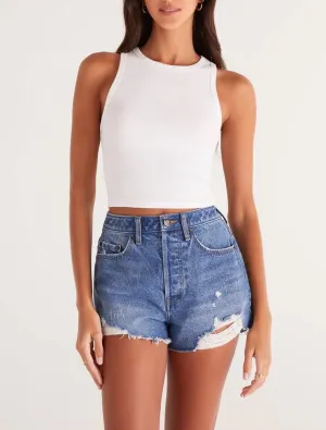 Z Supply Hannah Cropped Rib Tank