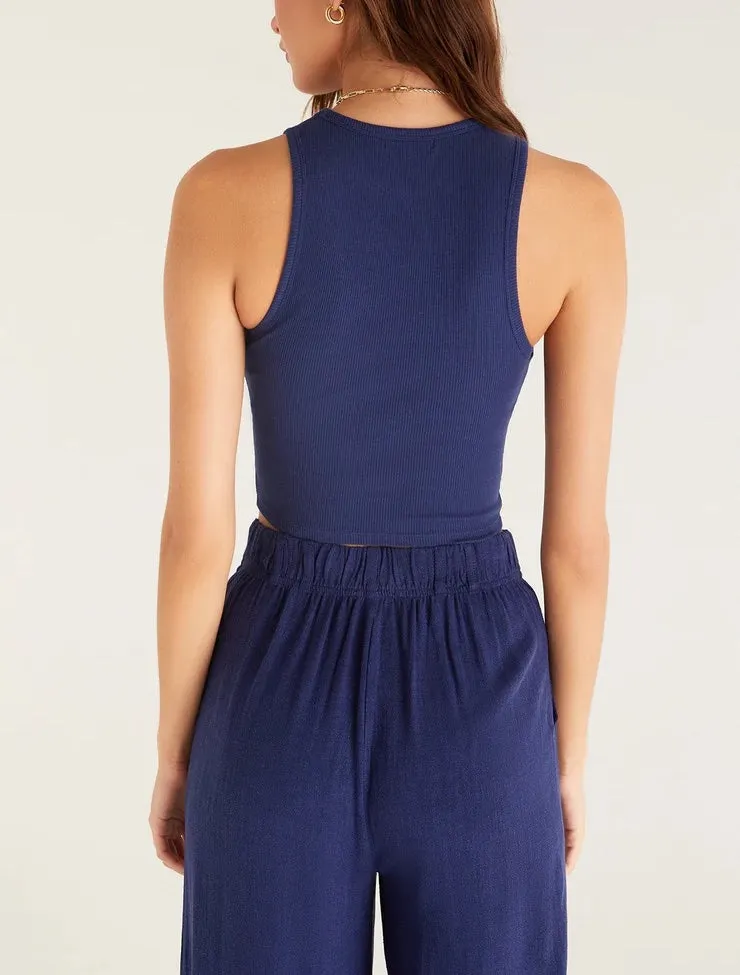 Z Supply Hannah Cropped Rib Tank